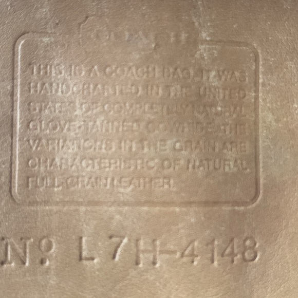 Vintage Coach Leather 4148 Mini Bucket Bag.  Made in the USA - Picture 7 of 8